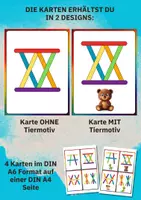 Vorschau - Arbeitsblätter - Formen und Objekte legen mit Eisstäbchen – Lernspiel für Kindergarten, Vorschule & Grundschule - Seite 2