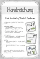 Vorschau - Spiele - Finde den Zwilling Fussball Karten - Fußball WM - Seite 1