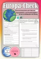 Vorschau - Arbeitsblätter - Begleitmaterial zur Reportage zum Thema "Europa" (Vertretungsstunde ohne Vorbereitung) - Deckblatt