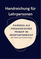 Vorschau - Stundenentwürfe - Fairness im Sportunterricht - Handreichung für Lehrpersonen - Deckblatt