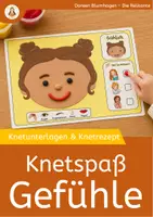 Vorschau - Aufgabenkarten - Knetspaß Gefühle – Knetunterlagen zur Förderung von Emotionen & Feinmotorik - Deckblatt