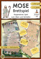 Vorschau - Spiele - Mose Brettspiel Wiederholung Quiz Religion Klasse 3+4 - Deckblatt