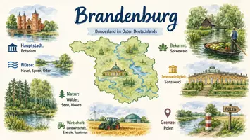 Vorschau - Arbeitsblätter - Arbeitsblatt zum Thema "Brandenburg" + Onlineübung & MP3 + Infografik - Seite 2