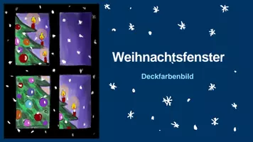 Vorschau - Stundenentwürfe - Weihnachtsfenster malen | Winterliches Kunstprojekt mit Wasserfarben | Schritt-für-Schritt-Anleitung - Seite 2