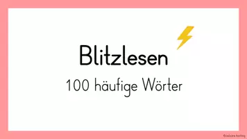 Vorschau - Präsentationen/Tafelbilder - Blitzlesen für die digitale Tafel: 100 häufige Wörter (Kl. 1/2) - Seite 3