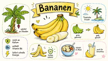 Vorschau - Arbeitsblätter - Arbeitsblätter zum Thema "Bananen" + Lösung & MP3 + Mindmap + Infografik - Seite 1