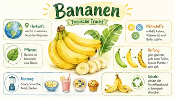 Vorschau - Arbeitsblätter - Arbeitsblatt zum Thema "Bananen" + Onlineübung & MP3 + Infografik - Seite 2