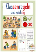 Vorschau - Arbeitsblätter - Meine Klasse und ich: 4. Stunde - Klassenregeln (inkl. Stundenentwurf) - Deckblatt