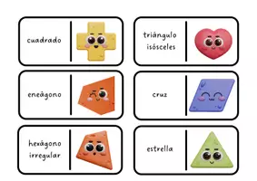 Vista previa - Unidades / Secuencias / Situaciones de Aprendizaje - Dominó de figuras geométricas - página 3
