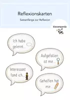 Vorschau - Anderer Materialtyp - Reflexionskarten - Deckblatt