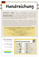 Vorschau - Fördermaterial/Inklusion - Substitution Tables - seasons & activities - Seite 2