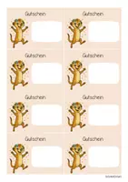 Vorschau - Arbeitsblätter - Erdmännchenklasse - Hausaufgabengutscheine | Gutscheine (Klassentier) - Seite 3