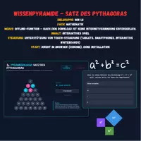 Vorschau - Spiele - Wissenpyramide - Satz des Pythagoras - Deckblatt