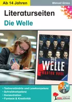 Vorschau - Arbeitsblätter - Die Welle - Literaturseiten | Begleitmaterial zur Lektüre Morton Rhue | Deutsch Klasse 8-13 Arbeitsblätter mit Lösungen - Deckblatt