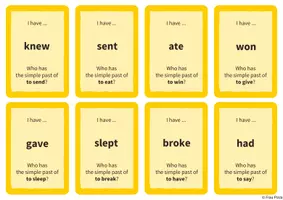 Vorschau - Spiele - Irregular verbs: I have... Who has...? – Lesespiel Englisch Klasse 5 - Seite 3