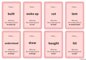 Vorschau - Spiele - Irregular verbs: I have... Who has...? – Lesespiel Englisch Klasse 6 - Seite 2