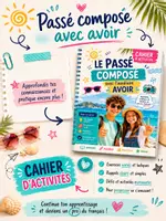 Vorschau - Arbeitsblätter - Passé composé avec avoir - Cahier d´activités - Deckblatt