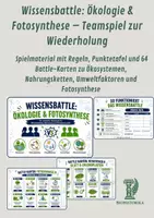 Vorschau - Spiele - Wissensbattle: Ökologie & Fotosynthese – Teamspiel zur Wiederholung - Deckblatt