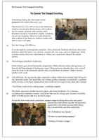 Vorschau - Unterrichtsreihen - The Summer That Changed Everything – A Short Story About Growing Up and Change | Reading, Writing & Speaking Activities | Englisch 9/10 | inkl. Lösungen - Seite 3