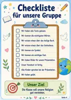 Vorschau - Stundenentwürfe - Religion Projektarbeit: 5 Weltreligionen (Klasse 4-6) - Seite 3