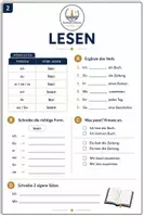 Vorschau - Arbeitsblätter - 5 wichtige unregelmäßige Verben – Deutsch A1 | lesen, essen, fahren, sehen, schlafen - Seite 1