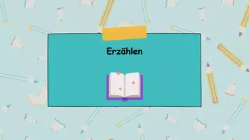 Vorschau - Unterrichtsreihen - Erzählen_Erzählanfang_Erzählkern - Deckblatt