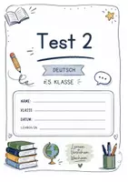 Vorschau - Arbeitsblätter - 3 Tests Deutsch 5 Klasse - Seite 3