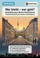 Vorschau - Klassenarbeiten - Klausur Erdkunde Q1/Q2: Gentrifizierung in Berlin-Friedrichshain - Deckblatt