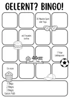 Vorschau - Arbeitsblätter - Motiviertes Lernen für alle Klassenstufen: Bingo - Seite 1