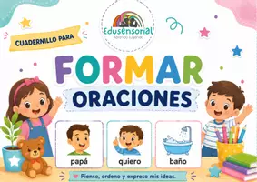 Vista previa - Refuerzo / NEE / Materiales de apoyo - Cuadernillo oraciones 2 - Portada