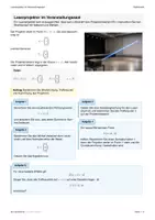Vorschau - Arbeitsblätter - Anwendung Analytische Geometrie: Laserprojektor Veranstaltungssaal - Seite 1