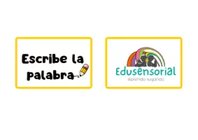 Vista previa - Refuerzo / NEE / Materiales de apoyo - Escribe la palabra - página 1