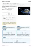Vorschau - Arbeitsblätter - Anwendung Analytische Geometrie: Raumfahrt Orbit-Anflug Orbitalebene - Seite 1