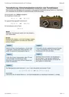 Vorschau - Arbeitsblätter - Anwendung Analytische Geometrie: Tunnelbohrung Sicherheitsabstand - Seite 1