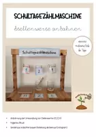Vorschau - Lehrpläne/Lehrermaterial - Schultagezählmaschine - Deckblatt