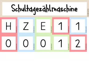Vorschau - Lehrpläne/Lehrermaterial - Schultagezählmaschine - Seite 2