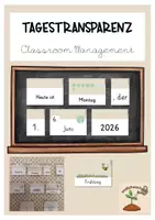Vorschau - Poster - Tagestransparenz Kalender Classroom Management - Deckblatt