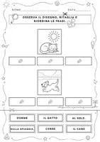 anteprima - Esercizi - ESTATE - LEGGERE E RIORDINARE FRASI - Pagina 3
