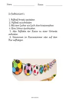 Vorschau - Anderer Materialtyp - WM 2026 |Fußball Kunstprojekt Grundschule & Sekundarstufe – Fußball-Girlande basteln PDF ⚽️ - Seite 1