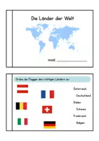 Vorschau - Anderer Materialtyp - Die Länder der Welt: Übungsheft (10 Seiten) - Seite 1