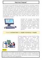 Vorschau - Arbeitsblätter - Was ist ein Computer? Computer einfach erklärt - Seite 1