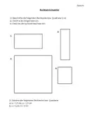 Vorschau - Arbeitsblätter - Rechtecke und Symmetrie | Mathe 5 - Seite 1