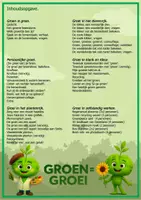 Voorbeeld - Groen; infoboekje, (creatieve) opdrachten voor 8 weken - Pagina 1