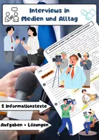 Vorschau - Arbeitsblätter - Interview führen Deutschunterricht: Aufbau, Gesprächsregeln, Interviewarten & Medien - Seite 1