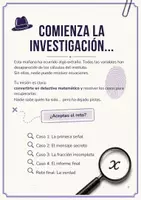 Vista previa - Unidades / Secuencias / Situaciones de Aprendizaje - Ecuaciones de primer grado | Pack detective de repaso, problemas y errores típicos - página 3