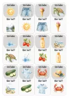 Vorschau - Arbeitsblätter - Wachsendes Sommer-Paket | Wortschatz, Lernspiele & Vorschulmaterial für Kindergarten - Seite 2