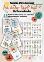Vorschau - Spiele - Ich habe – wer hat? Sommer-Wortschatzspiel | Sprachförderung Kindergarten - Deckblatt