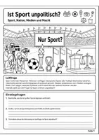 Vorschau - Arbeitsblätter - Fußball-WM 2026 Geschichte Klasse 8-10: Sport, Politik & Nation - Seite 1