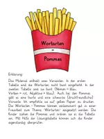 Vorschau - Stationenlernen - Zuordnung der Wortarten (Wortarten-Pommes 2./3. Klasse) - Seite 2