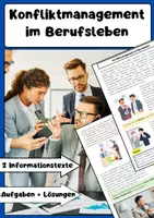 Vorschau - Arbeitsblätter - Konfliktmanagement im Berufsleben - Deckblatt